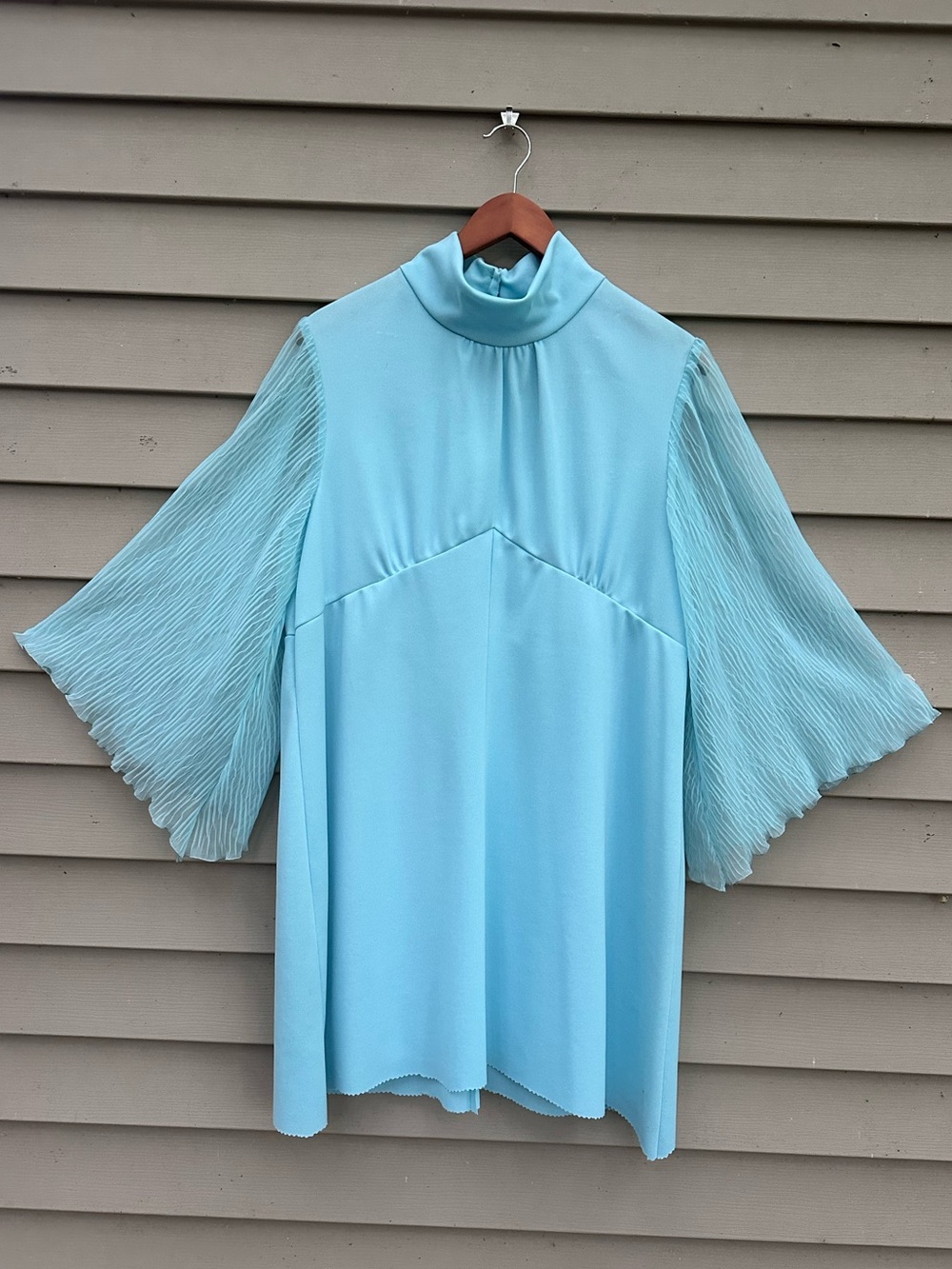 Vintage Angel sleeve mini dress 1960s